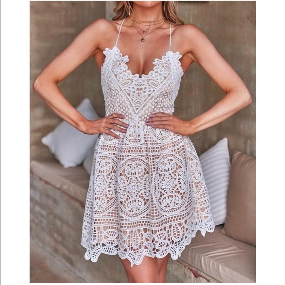 White dress